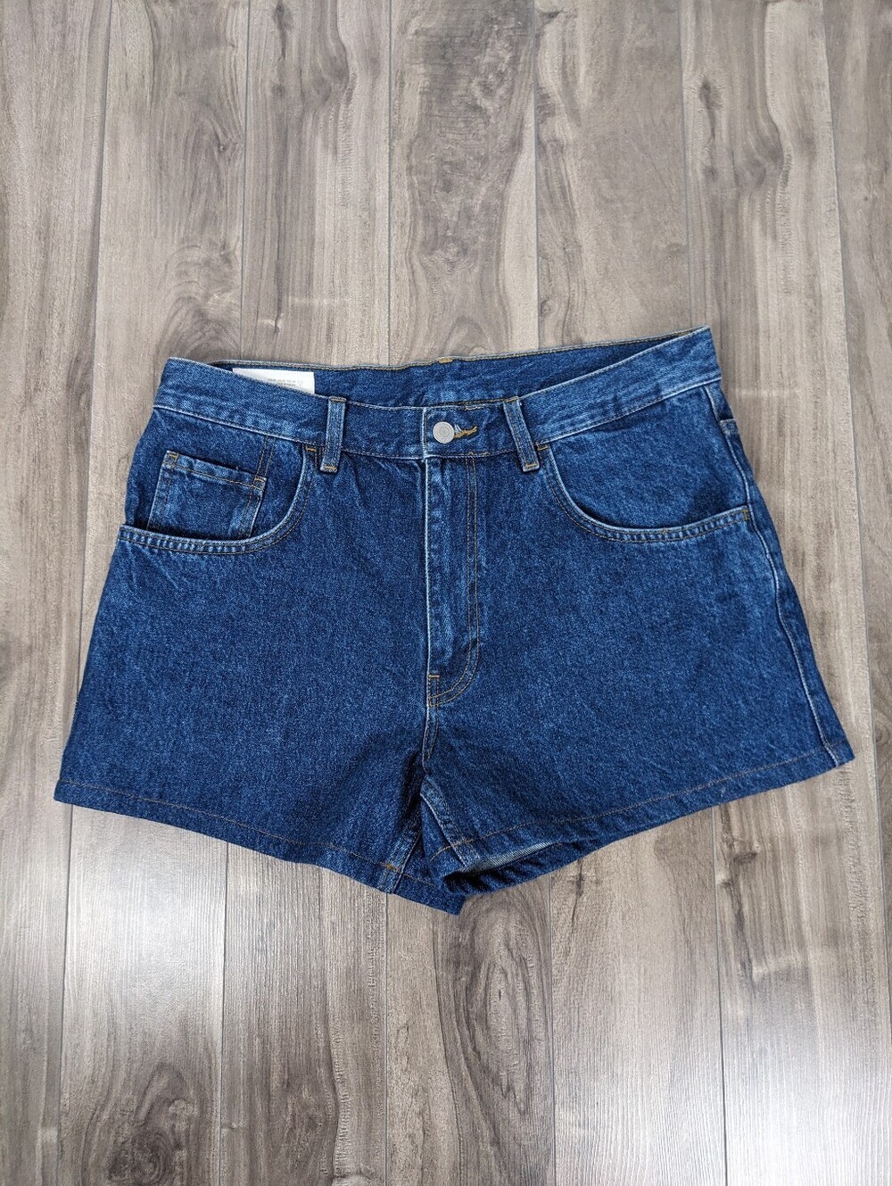 Zara Women's Jean Shorts Size 34 Dark Blue